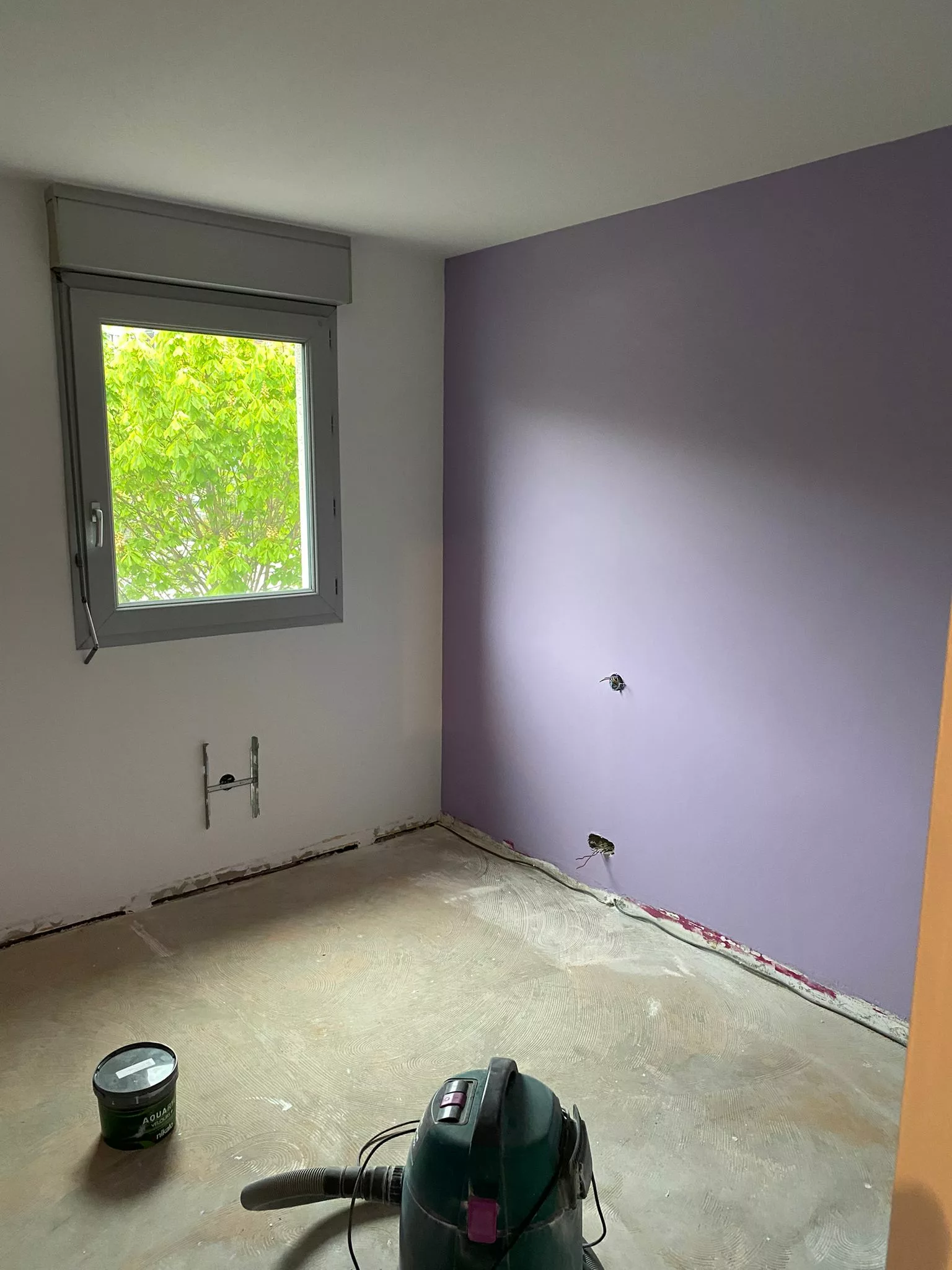 Peinture sur placo
